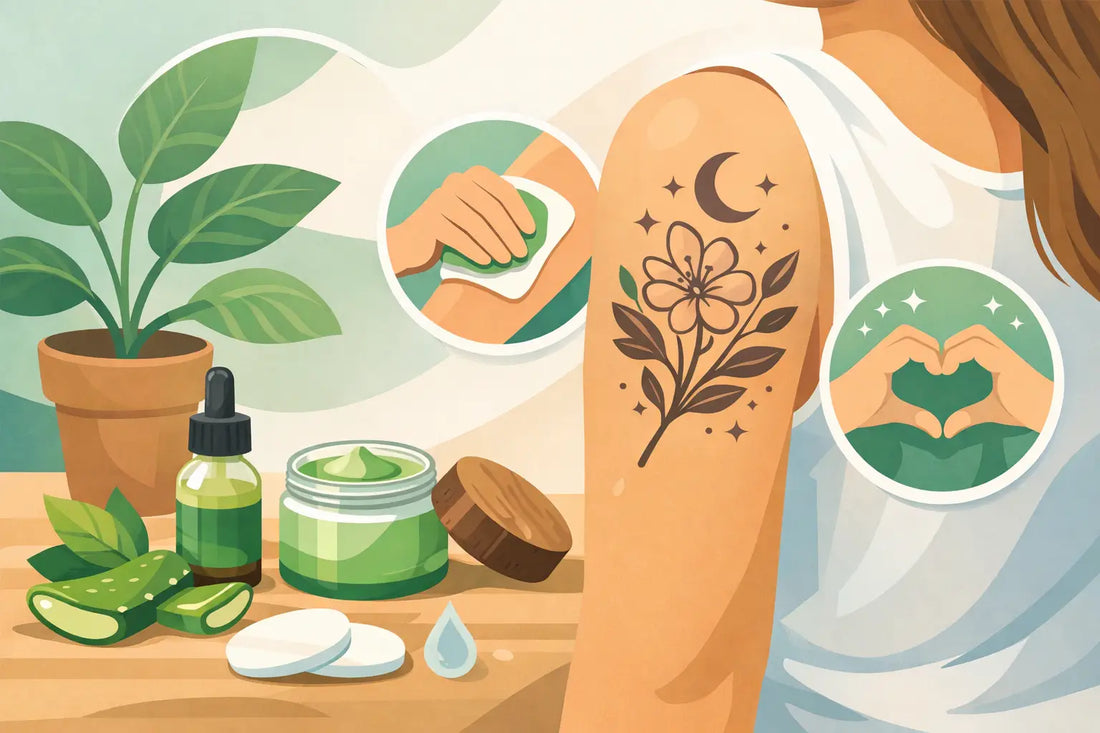 Vegan Aftercare for Fresh Tattoos That Heal Well