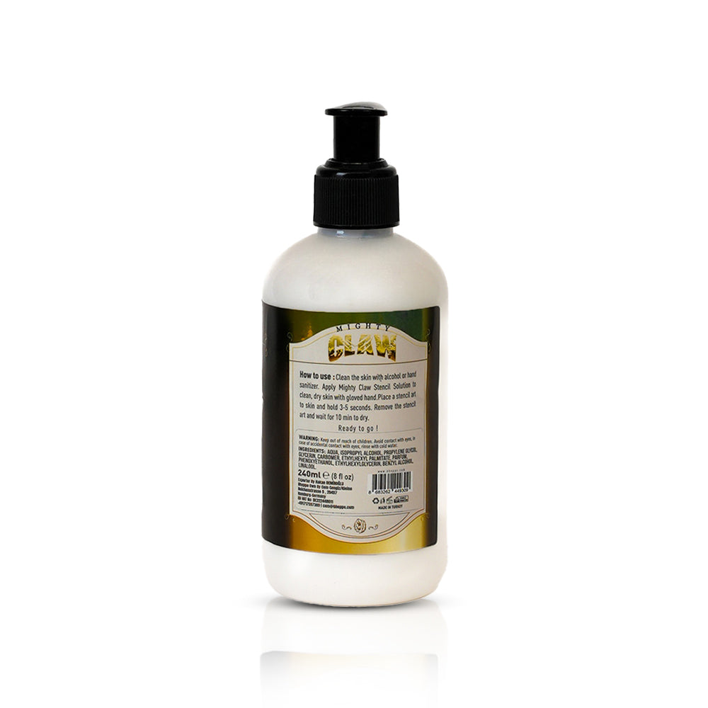 Mighty Claw Stencil Solution 240 ml